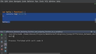 JavaScript The Differences Between Declaring a Function and Assigning a Function to a Variable
