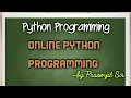 Online Python Programming Easy way to run