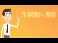 Download Lagu Practice English Everyday | I'd rather + (verb)