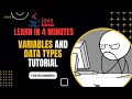 Java DataTypes and Variables tutorial - Learn in 4 minutes JAVA TAGALOG