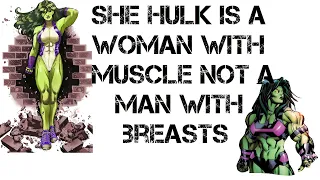she hulk is a woman with muscles not a man with breasts