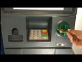 ATM machine use how to wit raw money in English