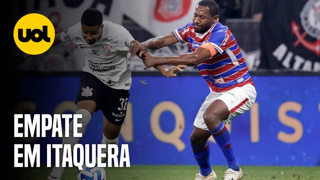 CORINTHIANS E FORTALEZA EMPATAM JOGO DE IDA DA SEMIFINAL DA COPA SUL-AMERICANA