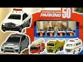 【TOMICA】Which car will go the farthest? Playing with the Tomica Slider Parking 50