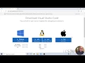 Installing Python and Visual Studio Code