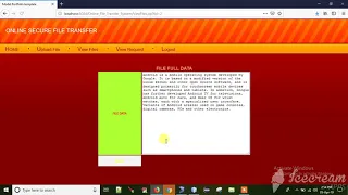 ONLINE SECURE FILE TRANSFER SYSTEM JAVA PROJECT