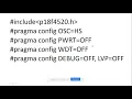 PIC Microcontroller Relay and Buzzer Interfacing Code
