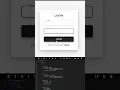 Modern Login Signup Form HTML CSS JS Black White UI Design with 3D Shadows 2024 Tutorial
