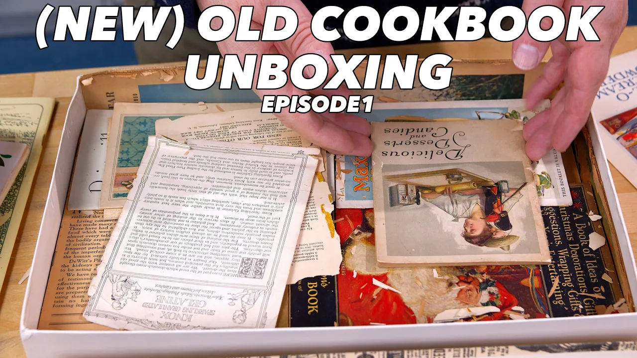 Unboxing (New) Old Cookbooks That Arrived This Week - episode 1