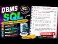 SQL Structured Query Language in DBMS