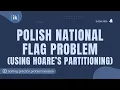 Polish National Flag Problem using Hoare s partitioning