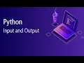 PYTHON INPUT AND OUTPUT OPERATIONS IN TAMIL PYTHON OPERATION IN TAMIL - PART