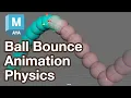 Realistic Ball Bounce in Maya 3D A Physics-Based Animation Tutorial