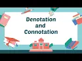 Denotation and Connotation