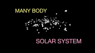 Modeling a flat and spinning solar system using Python