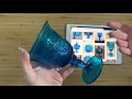 L E Smith Blue Eagle Candy Dish 1970s