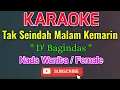 Download Lagu Tak Seindah Malam Kemarin Karaoke Nada Wanita / Female - D' Bagindas