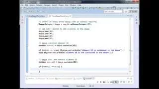 Java util ArrayDeque containsObject Method