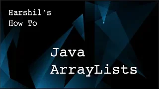 1 14 ArrayLists in Java