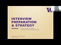 Advanced Interviewing Preparation and Strategy Zoom Event Recording