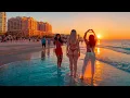 Clearwater Beach Florida at Sunset 4K Spring Break