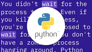 Killing shell True process results in ResourceWarning subprocess is still running