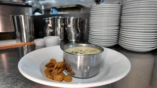Trying Delacroix's oyster stew for 'Souptober'