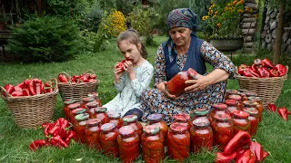 From Garden to Jar | Preserving Bell Peppers for Winter   🫙🌶️🍃