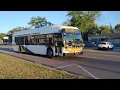 Westbound DDOT bus 1427 XD40 NFI 2014 on Route 27 Joy to Redford Plaza in the golden hour 60FPS