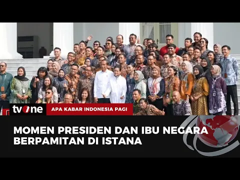 Presiden Jokowi Pamitan di Istana Merdeka
