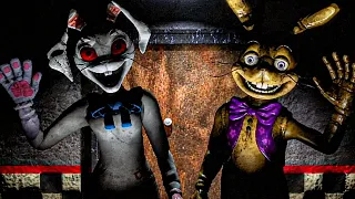 TRAPPED OVERNIGHT IN THE NEW FNAF THEMEPARK! (FULL GAME)