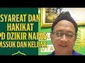 SYAREAT DAN HAKIKAT PD DZIKIR NAFAS MASUK DAN KELUAR