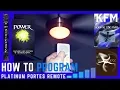 Ceiling Fan Remote Reprogram How To Program Harbor Breeze Platinum Portes Remote Control