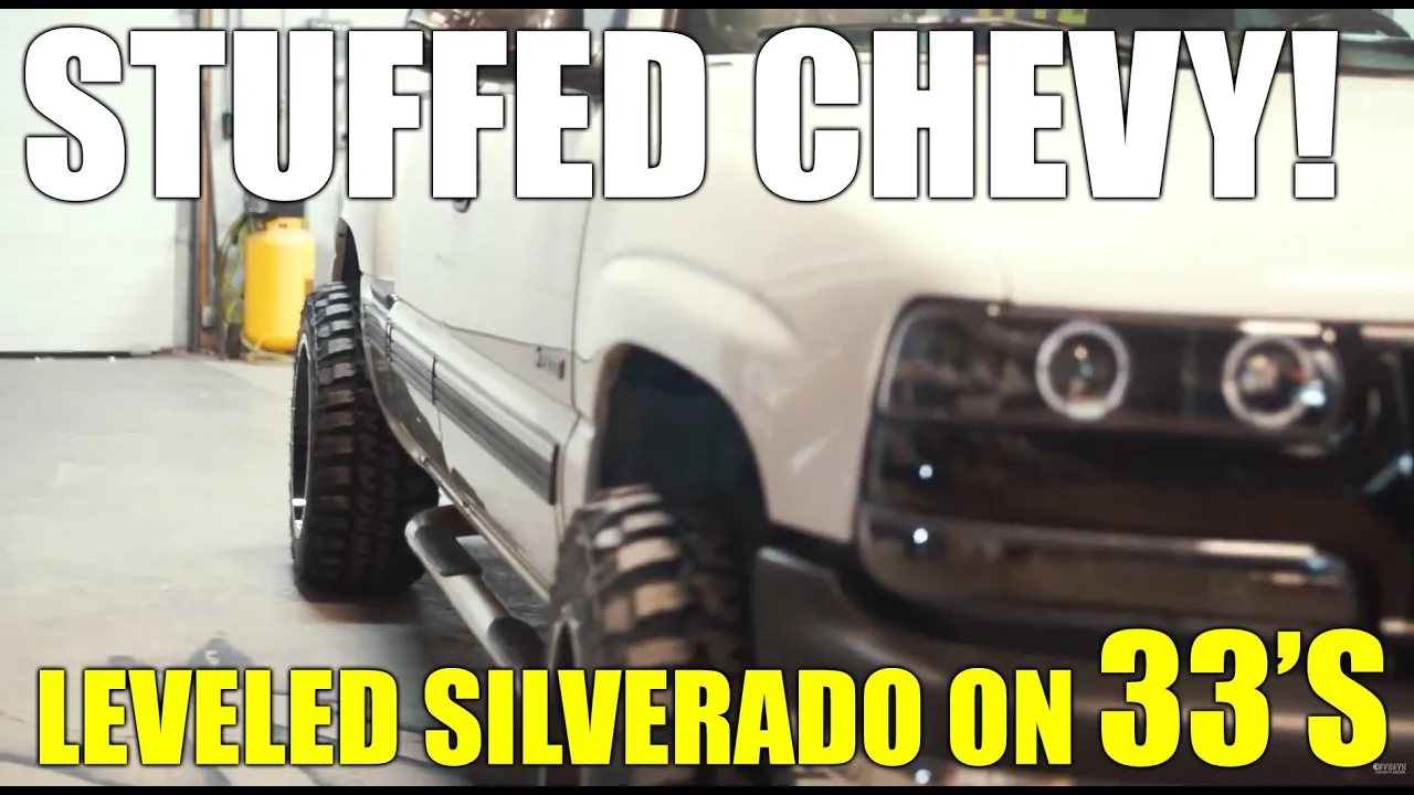 HOW TO Fit 33s and 20x12s on a Leveled Chevy Silverado 99-06 1500 NORCAL MOD