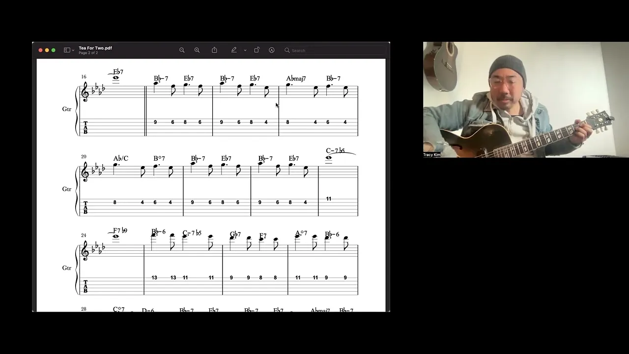 "Tea For Two" Complete Swing and Gypsy Jazz Guitar Lesson (Part 1) "Tea For Two" Complete Swing and Gypsy Jazz Guitar Lesson (Part 1)