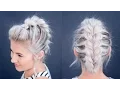 HOW TO Pull Through Braid Short Hair Tutorial Milabu