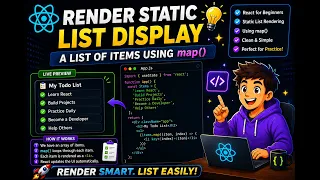 React Static List Rendering Using map Beginner React Project
