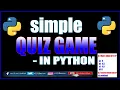 Quiz Game in Python By Pawan Sir CID An Education Hub