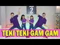 Download Lagu DANCE TEKI TEKI GAM GAM X CLOSE YOUR EYES TIKTOK GOYANG JOGET SENAM ZUMBA