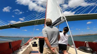 Our first BRIDGE, our first RIVER, our first MOORING BALL! | Guadiana River | 28ft Sailboat| EP28