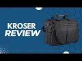 Review KROSER Laptop Bag Expandable Lightweight Briefcase for 17 3 Laptop Premium Business Work