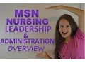 MSN Nursing Leadership Administration Degree Overview Jobs Duties Salary Pro Cons
