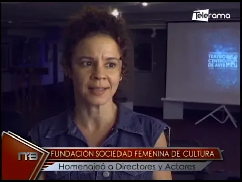 Fundación sociedad femenina de cultura homenajeó a directores y actores