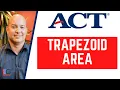 ACT Math Formulas 2020 - Area of a Trapezoid