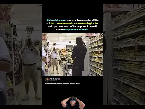 Michael Jackson ha affittato un supermercato