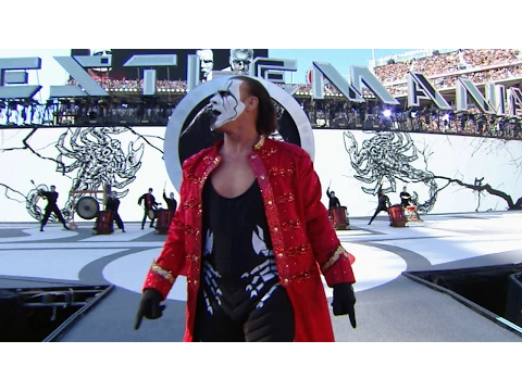 Download MP3 Sting makes an iconic entrance on The Grandest Stage of Them All: WrestleMania 31