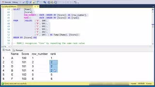 Quick What s the difference between RANK DENSE - RANK and ROW