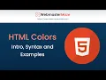 HTML Colors - Intro and Examples