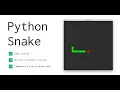 Snake game in Python Tkinter 2022 - dev
