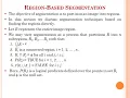 DIP73 Thresholding and Region Based Segmentation